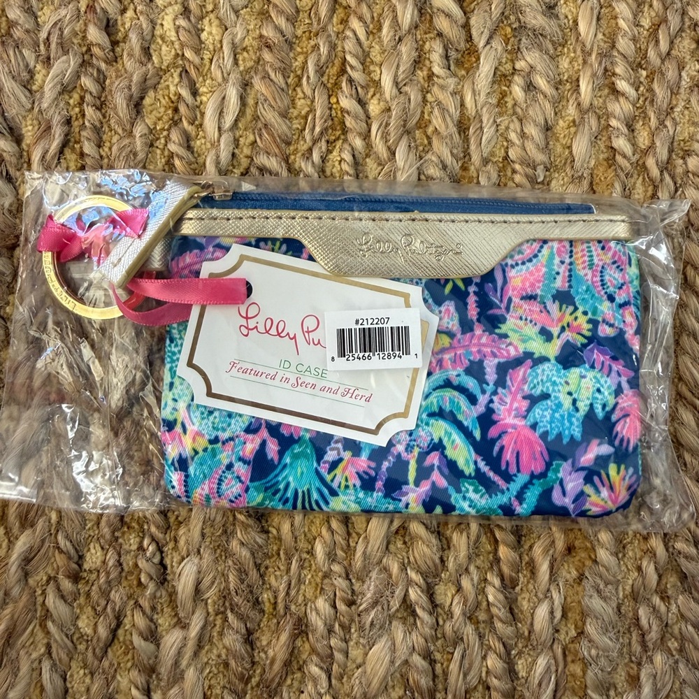 Lilly Pulitzer Tropical Print ID Holder Brand New in Package